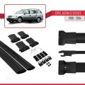 Opel Astra G (T98) SW 1998-2004 Arası ile Uyumlu FLY Model Ara Atkı Tavan Barı Siyah 2 Adet