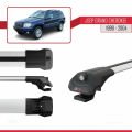 Jeep Grand Cherokee 2 (WJ) 1999-2004 Arası ile Uyumlu ACE-1 Ara Atkı Tavan Barı Gri 3 Adet