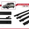 Peugeot Partner 2 Tepee 2008-2018 Arası ile Uyumlu BASIC Model Ara Atkı Tavan Barı Siyah 4 Adet