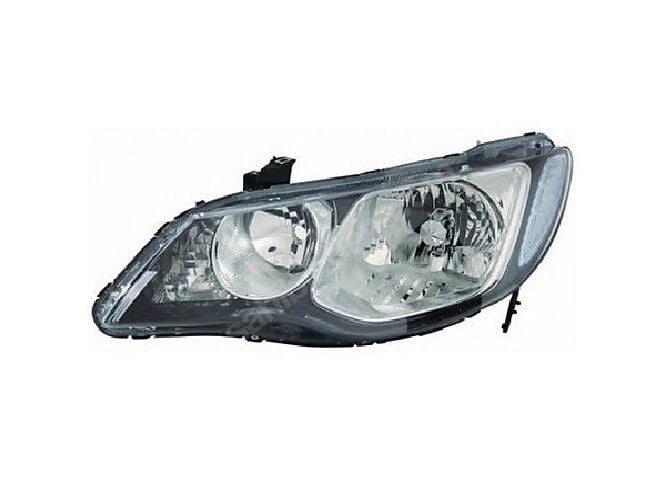 Honda Civic 2006-2011 Arası Uyumlu Sol Ön Far (Motor Üzerinde)