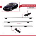 Mazda 6 II (GZ) Wagon 2008-2012 Arası ile Uyumlu BASIC Model Ara Atkı Tavan Barı Siyah 2 Adet