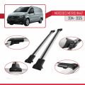Mercedes Metris (W447) 2014 ve Sonrası ile Uyumlu FLY Model Ara Atkı Tavan Barı Gri 2 Adet
