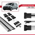 Mercedes Metris (W447) 2014 ve Sonrası ile Uyumlu FLY Model Ara Atkı Tavan Barı Gri 2 Adet