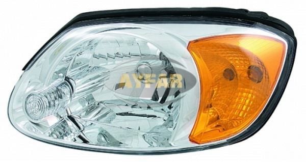 Hyundai Accent 2001-2003 Sol Far Sinyalli Sarı Elektrikli H4