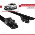 Renault Megane 4 (KFB) Grandtour 2016-2023 Arası ile Uyumlu HOOK Model Ara Atkı Tavan Barı Siyah 2 Adet