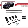 Mazda 6 II (GZ) Wagon 2008-2012 Arası ile Uyumlu BASIC Model Ara Atkı Tavan Barı Gri 2 Adet