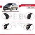Kia Carens 2013-2019 Arası ile Uyumlu ACE-2 Model Ara Atkı Tavan Barı Siyah 2 Adet