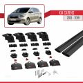 Kia Carens 2013-2019 Arası ile Uyumlu ACE-2 Model Ara Atkı Tavan Barı Siyah 2 Adet