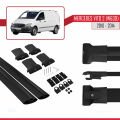 Mercedes Vito 2 (W639) Post-Facelift 2010-2014 Arası ile Uyumlu FLY Model Ara Atkı Tavan Barı Siyah 2 Adet