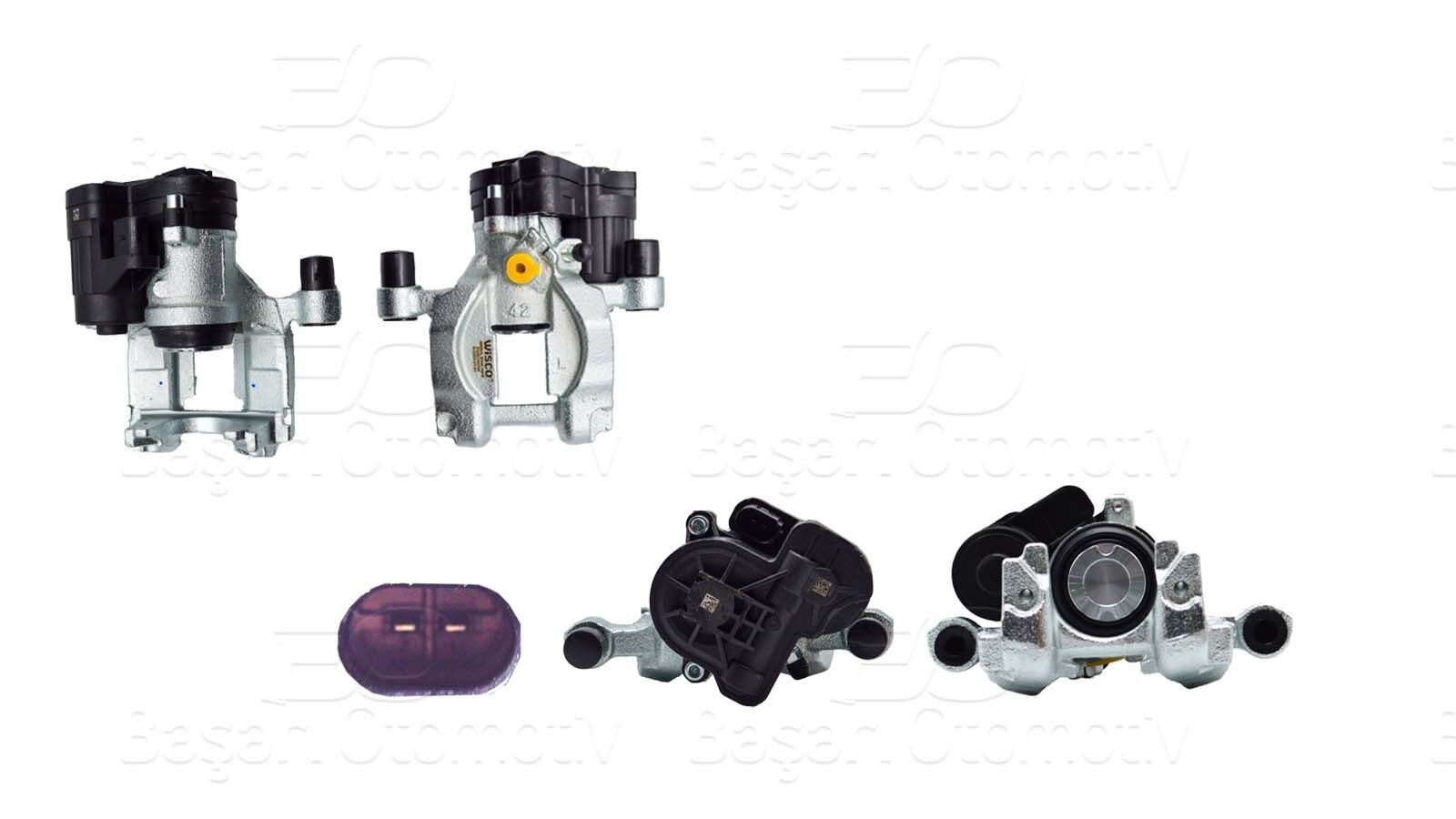 Volkswagen Golf 7 Uyumlu Motorlu Arka Sol Fren Kaliperi 2012 ve Sonrası