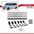 Volkswagen T6 Multivan 2015-2024 Arası ile Uyumlu BASIC Model Ara Atkı Tavan Barı Gri 3 Adet