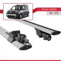 Renault Kangoo 2 (X61) 2007-2020 Arası ile Uyumlu HOOK Model Ara Atkı Tavan Barı Gri 2 Adet