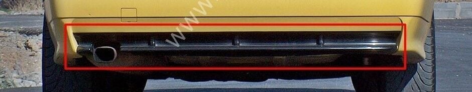 Bmw E36 Uyumlu Yedek Parça M3 Arka Tampon Difüzör