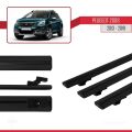 Peugeot 2008 (A94) 2013-2019 Arası ile Uyumlu BASIC Model Ara Atkı Tavan Barı Siyah 3 Adet