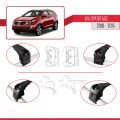 Kia Sportage 3 (SL) 2010-2015 Arası ile Uyumlu ACE-2 Ara Atkı Tavan Barı Siyah 2 Adet