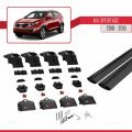 Kia Sportage 3 (SL) 2010-2015 Arası ile Uyumlu ACE-2 Ara Atkı Tavan Barı Siyah 2 Adet