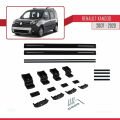 Renault Kangoo 2 (X61) 2007-2020 Arası ile Uyumlu BASIC Model Ara Atkı Tavan Barı Siyah 2 Adet