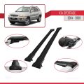 Kia Sportage 2 (JE) 2004-2009 Arası ile Uyumlu FLY Model Ara Atkı Tavan Barı Siyah 2 Adet