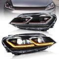 Volkswagen Golf 7.5 MK7.5 2012-2018 J Led Far Gtı Kırmızı