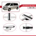 Volkswagen T5 Multivan 2003-2015 Arası ile Uyumlu BASIC Model Ara Atkı Tavan Barı Gri 3 Adet