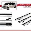 Volkswagen T5 Multivan 2003-2015 Arası ile Uyumlu BASIC Model Ara Atkı Tavan Barı Gri 3 Adet