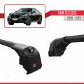 BMW X6 (G06) 2020-2025 Arası ile Uyumlu ACE-2 Model Ara Atkı Tavan Barı Siyah 2 Adet