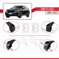 BMW X6 (G06) 2020-2025 Arası ile Uyumlu ACE-2 Model Ara Atkı Tavan Barı Siyah 2 Adet