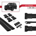 Jeep Renegade (BU) 2014 ve Sonrası ile Uyumlu FLY Model Ara Atkı Tavan Barı Siyah 2 Adet