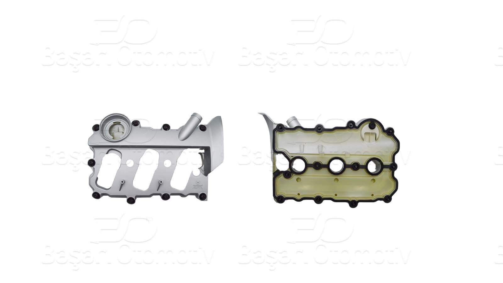 Audi A4 B7, A6 C6, A8 D3 2004 ve Sonrası Uyumlu Külbütör Kapağı (Plastik - Contalı)