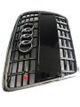 Audi A6 2004-2011 Arası Uyumlu S Panjur Krom - Siyah