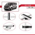 Opel Vivaro B 2014-2019 Arası ile Uyumlu BASIC Model Ara Atkı Tavan Barı Gri 3 Adet