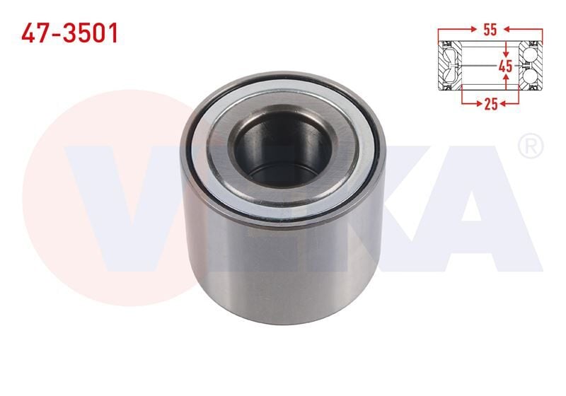 Renault Clio III 2005-2012 Arka Tekerlek Rulmanı 25×55×45