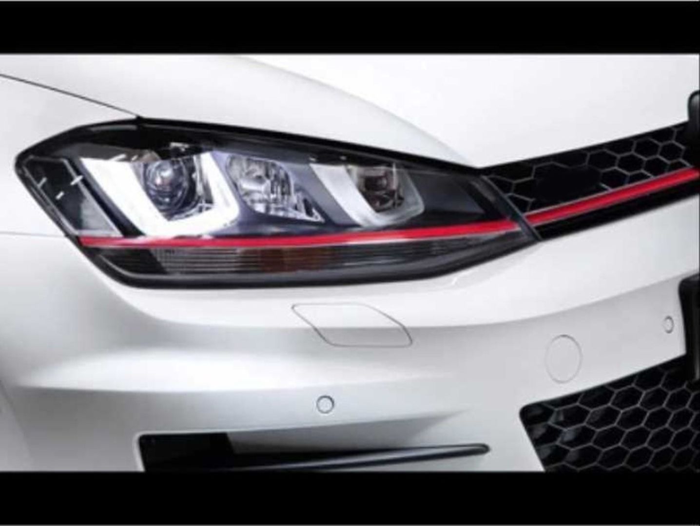 Golf 7 MK7 2012-2018 U Led Far Gti Kırmızı