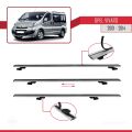 Opel Vivaro A 2001-2014 Arası ile Uyumlu BASIC Model Ara Atkı Tavan Barı Gri 3 Adet