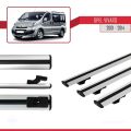 Opel Vivaro A 2001-2014 Arası ile Uyumlu BASIC Model Ara Atkı Tavan Barı Gri 3 Adet