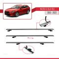 Mazda 6 III (GJ1/GL) 2013-2022 Arası ile Uyumlu BASIC Model Ara Atkı Tavan Barı Gri 2 Adet