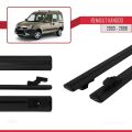 Renault Kangoo (X76) Post-Facelift 2003-2008 Arası ile Uyumlu BASIC Model Ara Atkı Tavan Barı Siyah 2 Adet