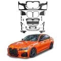 Bmw 3 Serisi G20 İçin G22 Uyumlu Yedek Parça Dönüşüm Body Kit (Krom Çerçeveli)