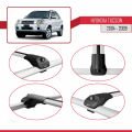 Hyundai Tucson (JM) 2004-2009 Arası ile Uyumlu ACE-1 Ara Atkı Tavan Barı Gri 3 Adet