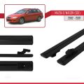 Mazda 6 I (GG1) 2002-2007 Arası ile Uyumlu BASIC Model Ara Atkı Tavan Barı Siyah 2 Adet