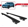 Kia EV3 2024-2025 Arası ile Uyumlu HOOK Model Ara Atkı Tavan Barı Siyah 2 Adet