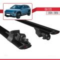 Kia EV3 2024-2025 Arası ile Uyumlu HOOK Model Ara Atkı Tavan Barı Siyah 2 Adet