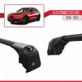 Alfa Romeo Stelvio 2018-2024 Arası ile Uyumlu ACE-2 Model Ara Atkı Tavan Barı Siyah 2 Adet