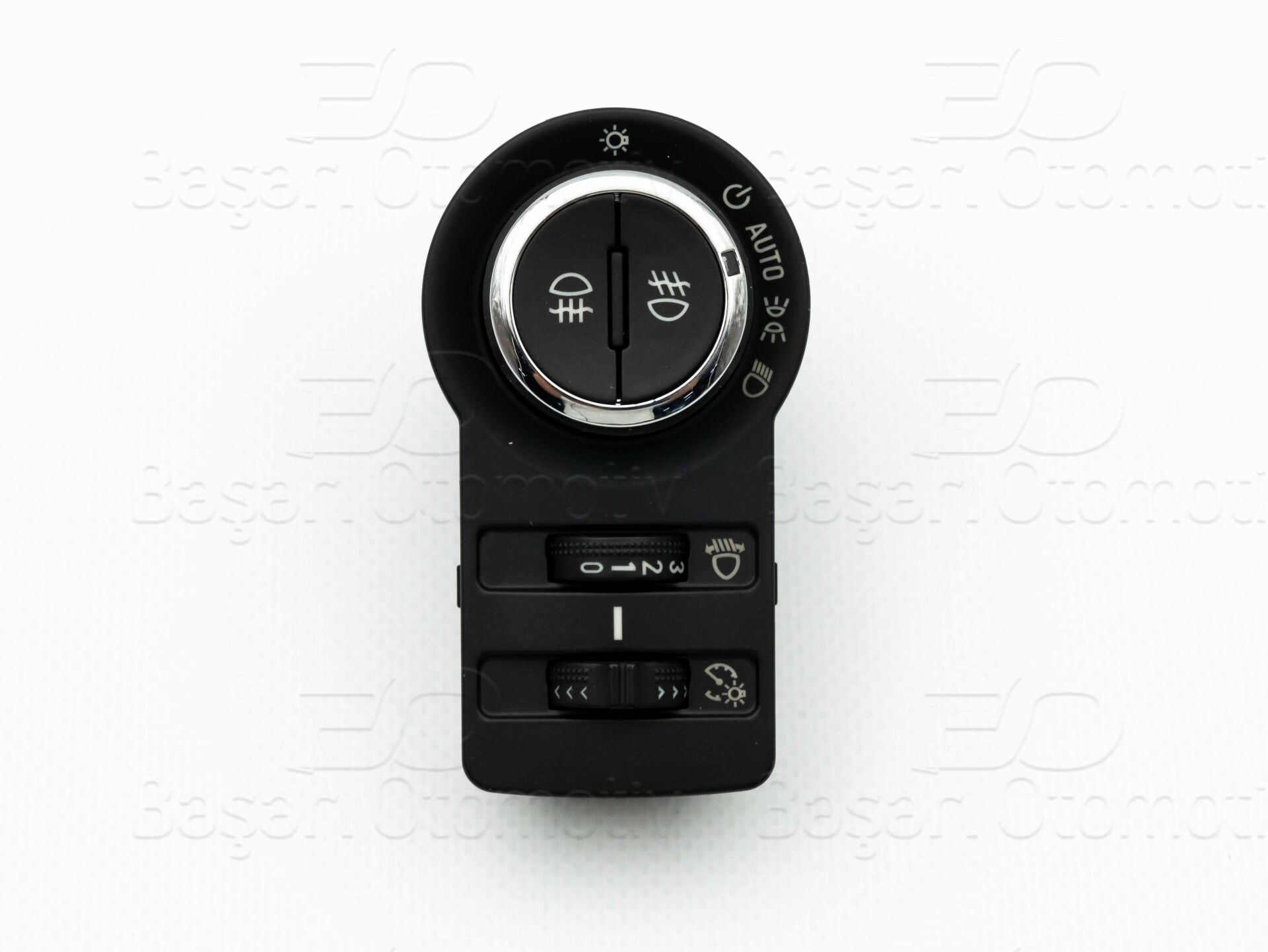 Chevrolet Cruze 2009-2014 Uyumlu Krom Far Anahtarı 9 Pin Ön-Arka Sisli Otomatik Far