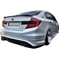 Honda Civic Uyumlu Yedek Parça 2012 Özel Modulo Arka Difüzör Boyalı