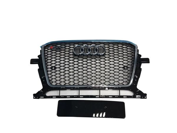 Audi Q5 2012-2016 Arası Uyumlu RSQ5 Panjur Krom - Siyah