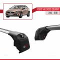 Volvo V40 Cross Country 2013-2018 Arası ile Uyumlu ACE-2 Model Ara Atkı Tavan Barı Gri 2 Adet