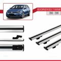 Volkswagen Golf 7 (5G) Variant 2013-2019 Arası ile Uyumlu BASIC Model Ara Atkı Tavan Barı Gri 3 Adet