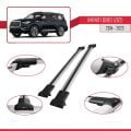 Infiniti QX80 (Z62) 2014-2023 Arası ile Uyumlu FLY Model Ara Atkı Tavan Barı Gri 2 Adet