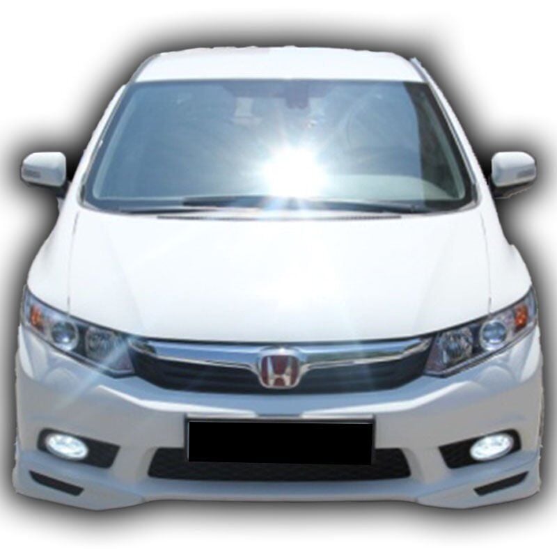 Honda Civic Uyumlu Yedek Parça 2012 Özel Tasarım 2 Parça Ön Karlık Boyalı